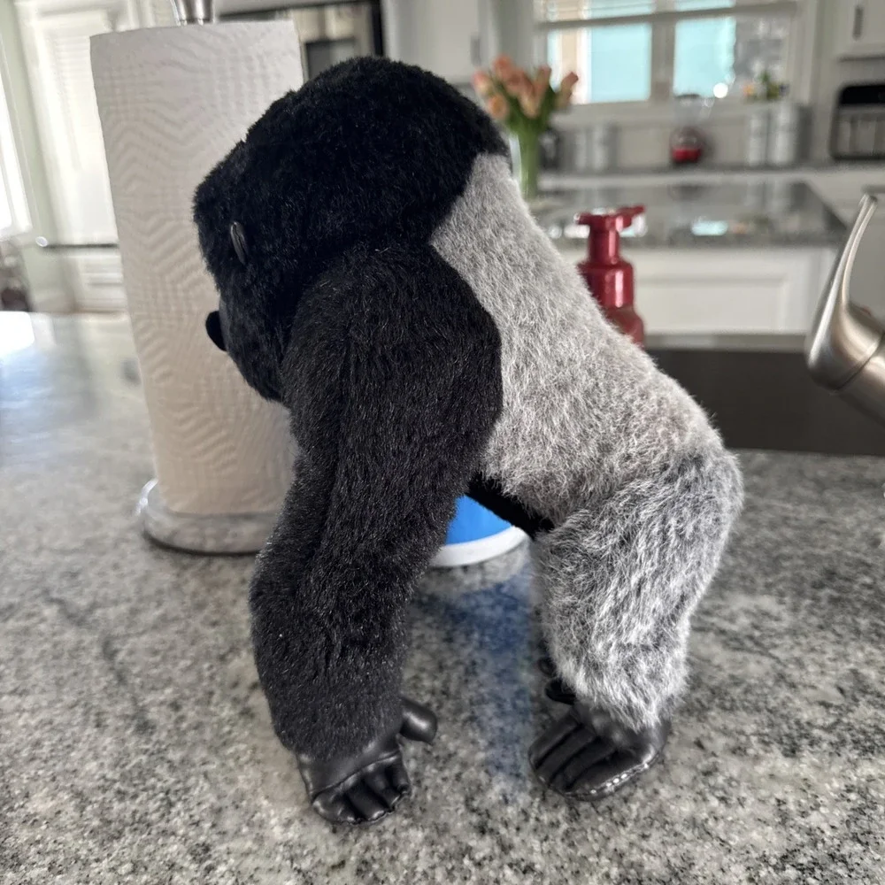 Fiesta Gorilla Silverback Stuffed Animal Plush Toy Black 10